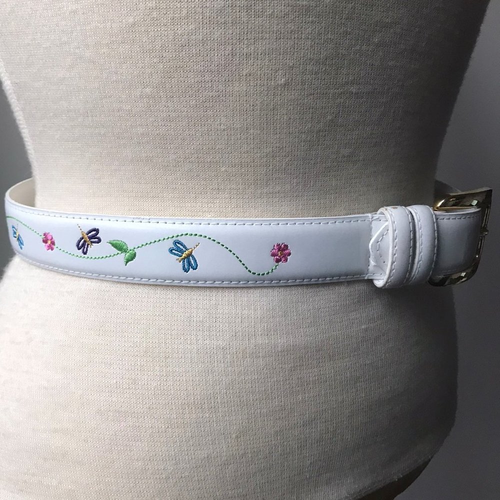 Dragonfly Belt Embroidered